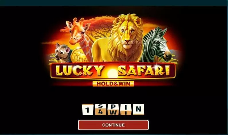 Introduction Screen - Lucky Safari 1Spin4Win  