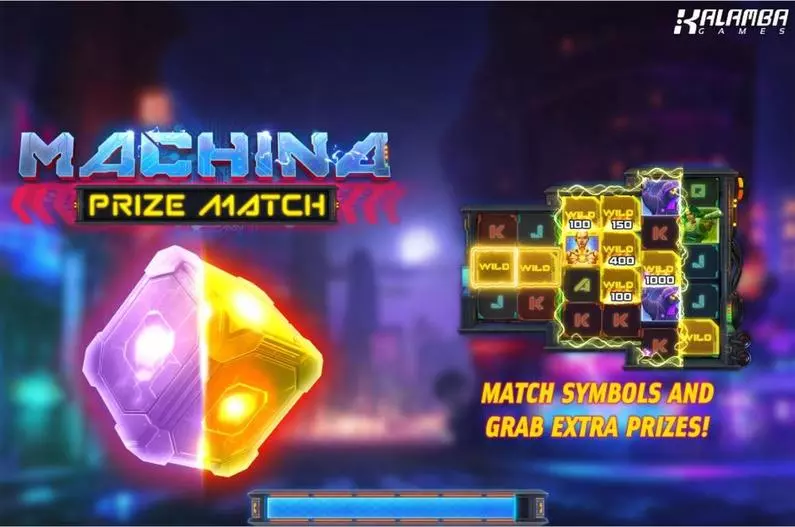 Introduction Screen - Machina PrizeMatch Kalamba Games  