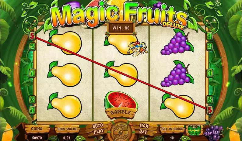 Main Screen Reels - Magic Fruits Deluxe Wazdan Classic 