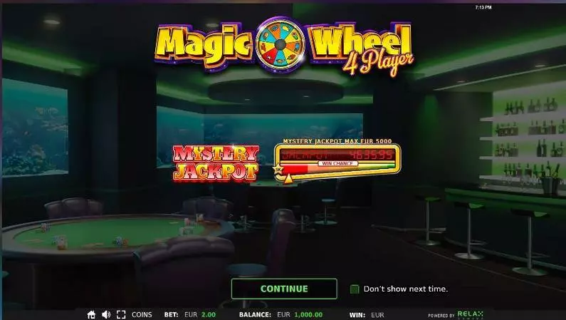 Info and Rules - Magic Wheel 4 Player StakeLogic Multiplayer slot 
