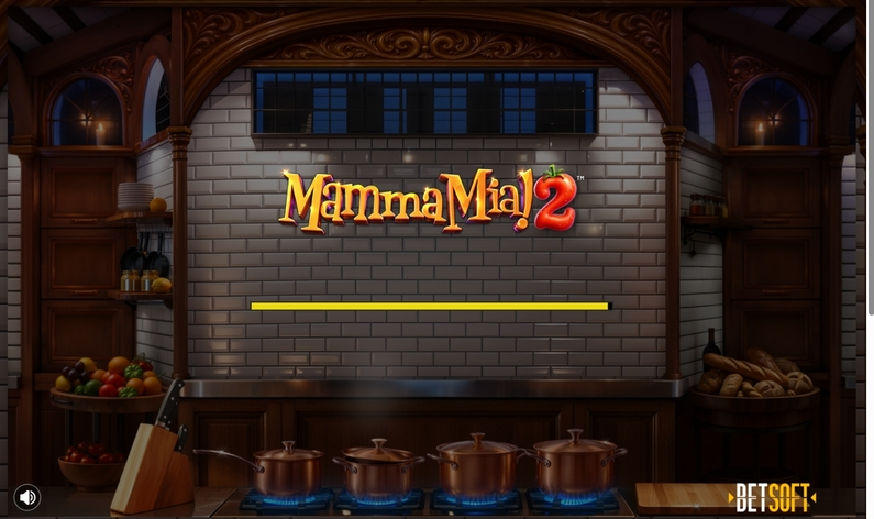 Introduction Screen - Mamma Mia 2 BetSoft  