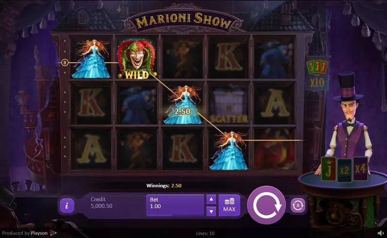  - Marioni Show Playson Fixed Lines 
