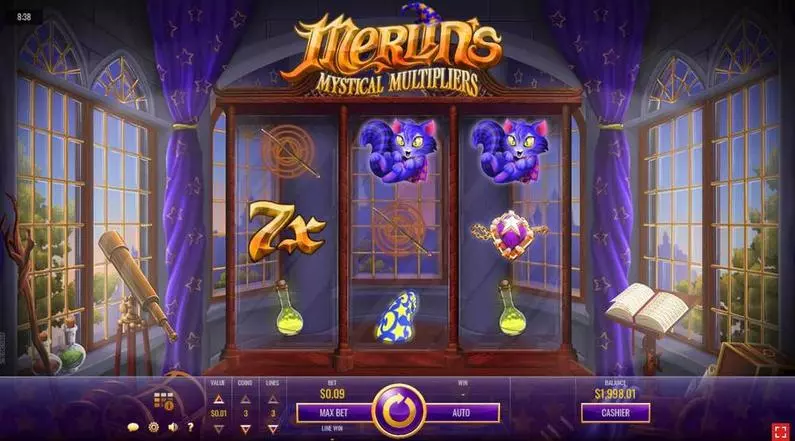 Main Screen Reels - Merlin’s Mystical Multipliers Rival Classic 