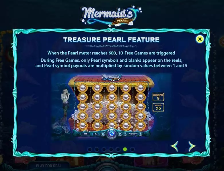 Bonus 1 - Mermaid's Pearls RTG All Ways Pays 