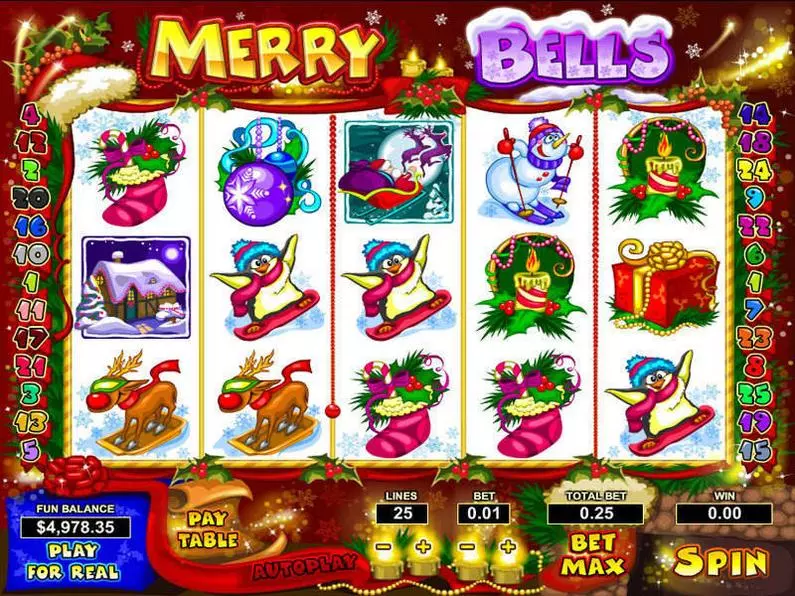 Main Screen Reels - Merry Bells Topgame Video 