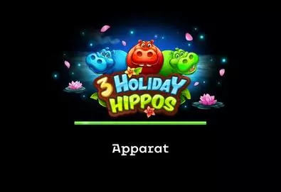 Introduction Screen - 3 Holiday Hippos Apparat Gaming 5 Reel/20 Line