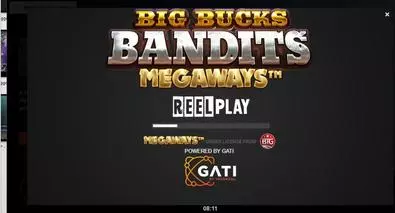 Introduction Screen - Big Bucks Bandits Megaways ReelPlay 6 Reel/117649 Lines