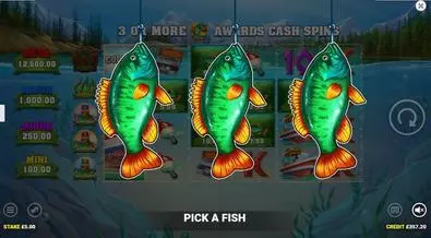 Introduction Screen - Big Catch Even Bigger Bass Blueprint Gaming 6 Reel/4096