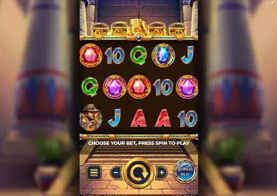 Introduction Screen - Book of Azure Tom Horn Gaming 5 Reel/9 Line