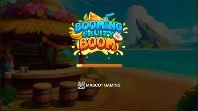 Introduction Screen - Booming Fruity Boom Mascot Gaming 5 Reel/25 Line