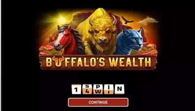 Introduction Screen - BUFFALO’S WEALTH 1Spin4Win 5 Reel/243 Line