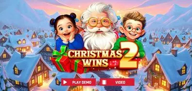 Introduction Screen - Christmas Wins 2 Red Rake Gaming 5 Reel/