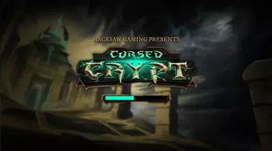 Introduction Screen - Cursed Crypt Hacksaw Gaming 5 Reel/