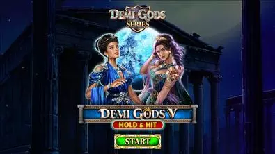 Introduction Screen - Demi Gods V – Hold and Hit Spinomenal 5 Reel/25 Line