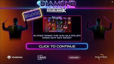 Info and Rules - Diamond Symphony DoubleMax Bulletproof Games 5 Reel/20 Line