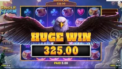 Introduction Screen - Eagle Storm Blueprint Gaming 6 Reel/