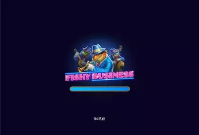 Introduction Screen - Fishy Business TrueLab Games 5 Reel/25 Line