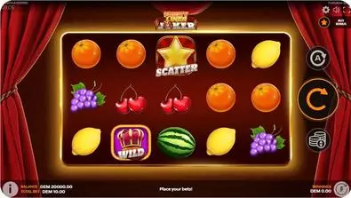 Main Screen Reels - Fruityliner Joker Mancala Gaming 5 Reel/10 Line