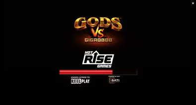 Introduction Screen - Gods VS Gigablox ReelPlay 6 Reel/50 Line