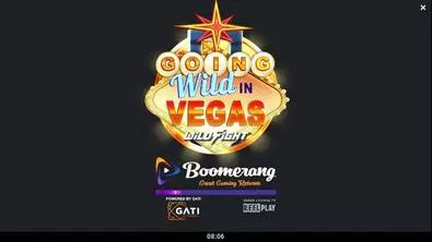 Introduction Screen - Going Wild in Vegas Wild Fight ReelPlay 5 Reel/40 Line