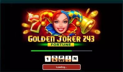 Introduction Screen - Golden Joker 243 Fortune 1Spin4Win 5 Reel/243 Line