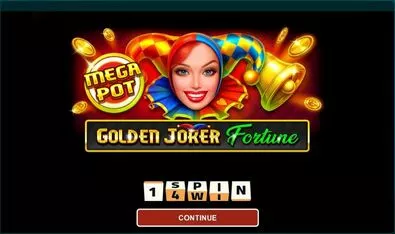 Introduction Screen - Golden Joker Fortune 1Spin4Win 5 Reel/243 Line