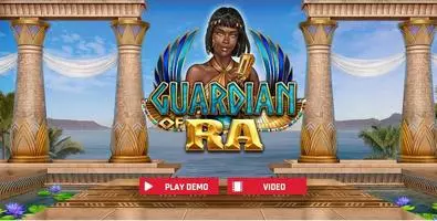 Introduction Screen - Guardian of Ra Red Rake Gaming 5 Reel/30 Line