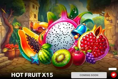 Introduction Screen - Hot Fruit x15 Mascot Gaming /
