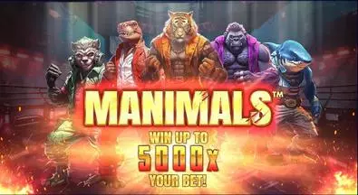 Introduction Screen - Manimals StakeLogic 5 Reel/1024 Way
