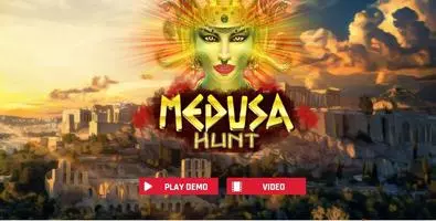 Introduction Screen - Medusa Hunt Red Rake Gaming 5 Reel/25 Line
