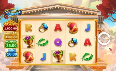 Introduction Screen - Olympus Lightning Wizard Games 5 Reel/25 Line