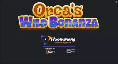 Introduction Screen - Orca's Wild Bonanza ReelPlay 5 Reel/25 Line