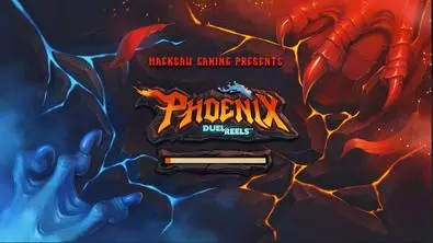 Introduction Screen - Phoenix Duel Reel Hacksaw Gaming 5 Reel/