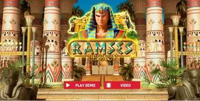 Introduction Screen - Ramses Legacy Red Rake Gaming 6 Reel/1000000 Way