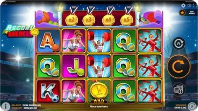 Main Screen Reels - Record Breaker Mancala Gaming 5 Reel/20 Line