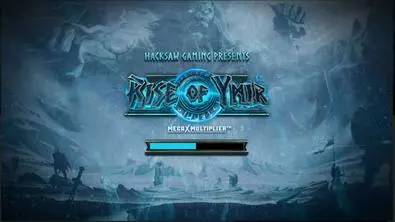 Introduction Screen - Rise of Ymir Hacksaw Gaming 5 Reel/