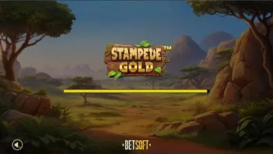 Introduction Screen - Stampede Gold BetSoft 5 Reel/