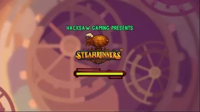 Introduction Screen - Steamrunners Hacksaw Gaming 5 Reel/