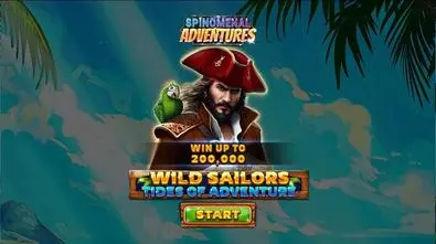 Introduction Screen - Wild Sailors – Tides Of Adventure Spinomenal 5 Reel/10 Line
