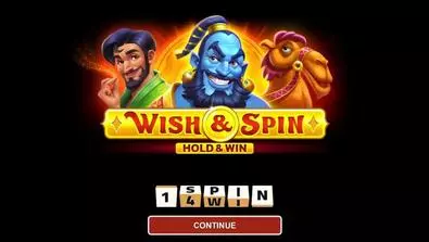Introduction Screen - Wish And Spin - Hold And Win 1Spin4Win 5 Reel/243 Line