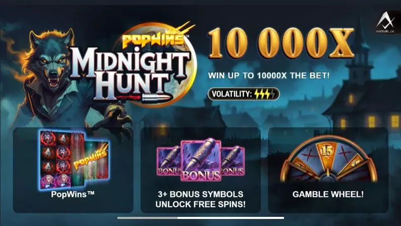 Introduction Screen - Midnight Hunt AvatarUX  