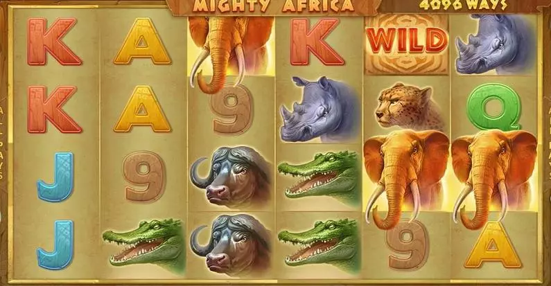 Main Screen Reels - Mighty Africa Playson 4096 Ways 
