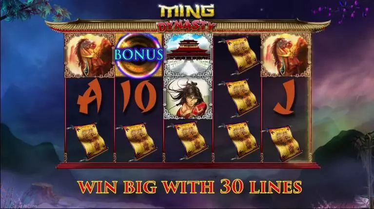 Main Screen Reels - Ming Dynasty 2 by 2 Gaming  
