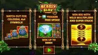 Info and Rules - Beasty Blox GigaBlox Jelly Entertainment 6 Reel/4096