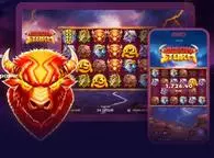 Introduction Screen - Bison Storm TrueLab Games 6 Reel/4096 Line