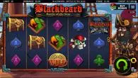 Main Screen Reels - Blackbeard Battle Of The Seas  Bulletproof Games 5 Reel/20 Line