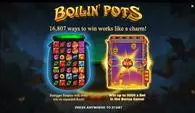 Info and Rules - Boiling Pots  Yggdrasil 5 Reel/16807 Line