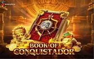 Introduction Screen - Book of Conquistador Endorphina 5 Reel/10 Line