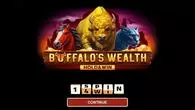 Introduction Screen - Buffalo’s Wealth 1Spin4Win 5 Reel/243 Line