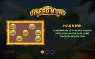 Introduction Screen - Dinero N Oro Wizard Games 5 Reel/20 Line